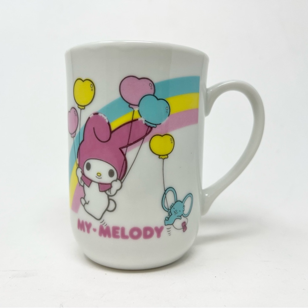 Vintage Sanrio My Melody Mug White Ceramic 1976 Rare Collectible Made in Japan